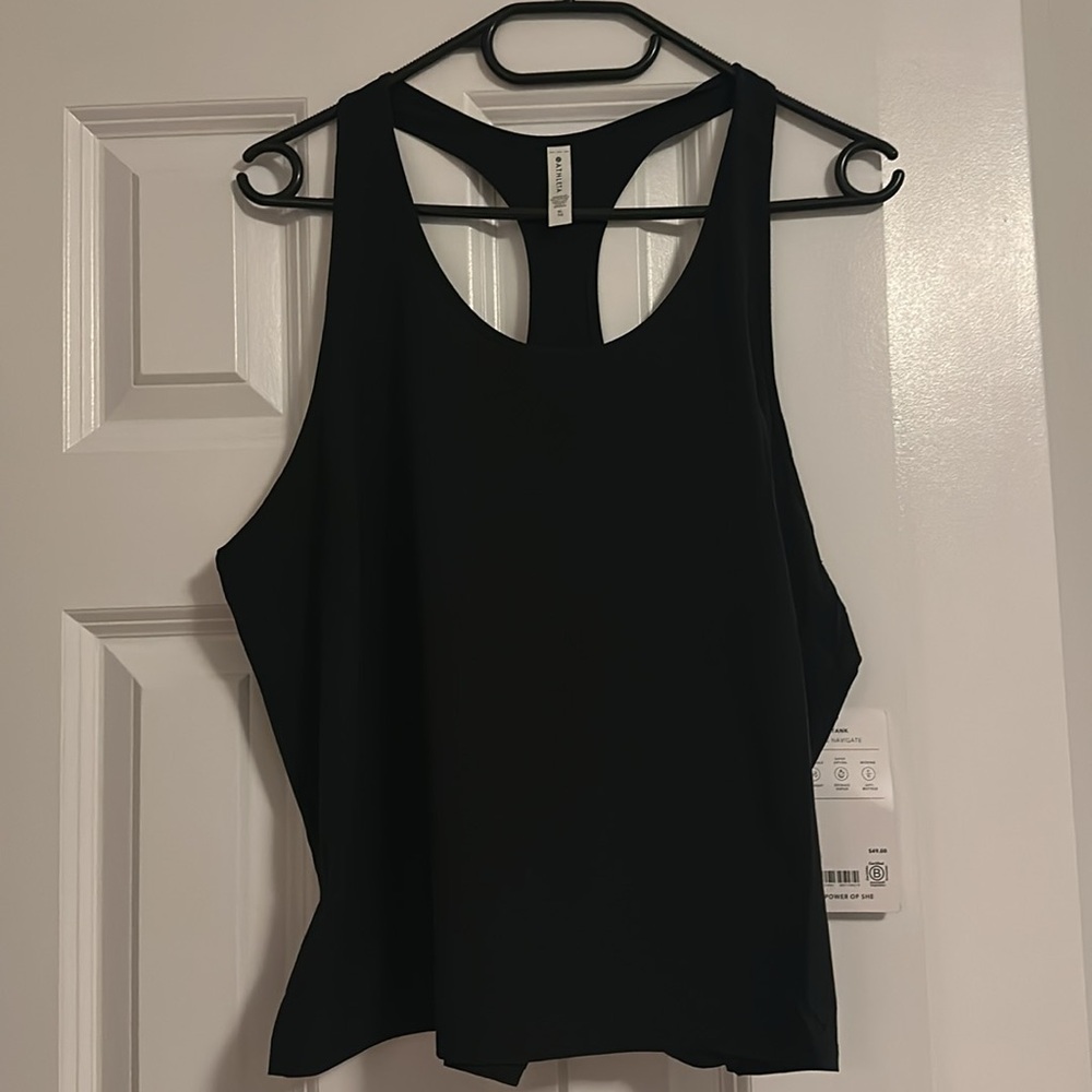 Athleta Navigate Tank top Size XL black new with tags - Picture 4 of 7